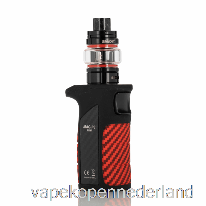 Vape Nederland Smok Mag P3 Mini 80w Starterkit Zwart Rood